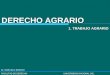 Dr. MARCELO BREARD FACULTAD DE DERECHO UNIVERSIDAD NACIONAL DEL NORDESTE DERECHO AGRARIO 1. TRABAJO AGRARIO