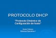 PROTOCOLO DHCP “Protocolo Dinámico de Configuración de hosts” Xavier Cabrera Sistemas Operativos I