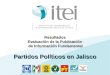 Resultados Evaluación de la Publicación de Información Fundamental Partidos Políticos en Jalisco