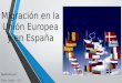 Migración en la Unión Europea y en España Realizado por: Erris Canlas - 4°C