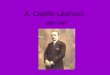 A. Castillo Lastrucci 1882-1967. Biografía (resumida) Sevilla, 1882-1967, Escultor español. Fue discípulo del escultor Antonio Susillo Fernández, al que