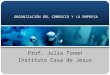 ORGANIZACIÓN DEL COMERCIO Y LA EMPRESA Prof. Julia Tonon Instituto Casa de Jesus