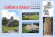 Cultura Maya. Cronología: Aproximadamente 2000 a. C. - 1600 d. C. Localización: Mesoamérica Mesoamérica Ubicación y origen: habitó una vasta región denominada