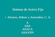 Sistema de Activo Fijo Alvarez, Seltzer y Asociados, C. A. A ASA ASACA ASAVEN