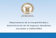 Mejoramiento de la Competitividad y Administración de 24 negocios detallistas asociados a CANACODEA