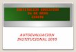 AUTOEVALUACION INSTITUCIONAL 2010 INSTITUCION EDUCATIVA 24 DE MAYO CERETE INSTITUCION EDUCATIVA 24 DE MAYO CERETE