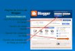Blogger Página de inicio de Blogger  Opción de búsqueda de blogs Opción de visita rápida Opción de creación de blog Opción de entrada