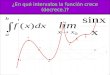 ¿En qué intervalos la función crece (decrece.)? A B C D E F G H