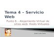 Punto 6 – Alojamiento Virtual de sitios web: Hosts Virtuales Juan Luis Cano