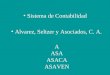 Sistema de Contabilidad Alvarez, Seltzer y Asociados, C. A. A ASA ASACA ASAVEN