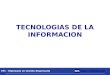 UPC - Diplomado en Gestión Empresarial TECNOLOGIAS DE LA INFORMACION