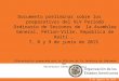 8 de agosto de 2014 Documento preliminar sobre los preparativos del XLV Período Ordinario de Sesiones de la Asamblea General, Pétion-Ville, República de
