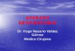 APARATO RESPIRATORIO Dr. Hugo Nazario Valdez Gómez Medico Cirujano