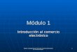 Diseño y programación web para comercio electrónico Dr. Francisco Mata 1 Módulo 1 Introducción al comercio electrónico