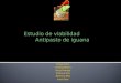 Estudio de viabilidad Antipasto de iguana.  Los señores Camilo Rosado y Fernando Pérez están interesados en determinar si la introducción al mercado