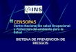 CENSOPAS Centro Nacional De salud Ocupacional y Proteccion del ambiente para la Salud SISTEMA DE PREVENCION DE RIESGOS