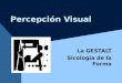 Percepción Visual La GESTALT Sicología de la Forma