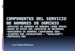 Luis Villalta Márquez. Introducción Para la operación práctica del sistema DNS se utilizan tres componentes principales:  Los Clientes DNS: Un programa