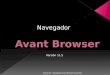 Navegador Equipo No. 7 Navegador Avant Browser Grupo 604 Versión 11.5