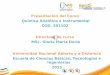 Presentación del Curso Química Analítica e Instrumental COD. 301102 Directora de curso MSc. Gloria María Doria Universidad Nacional Abierta y a Distancia
