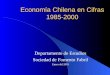 Economía Chilena en Cifras 1985-2000 Departamento de Estudios Sociedad de Fomento Fabril Enero del 2001