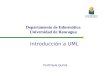 Departamento de Informática Universidad de Rancagua Prof:Paula Quitral Introducción a UML Departamento de Informática Universidad de Rancagua