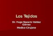 Los Tejidos Dr. Hugo Nazario Valdez Gómez Medico Cirujano