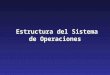Estructura del Sistema de Operaciones Las dimensiones de la Misión CAPITA Consistencia Amplitud Precio/coste Innovación Tiempo