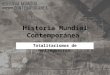 Historia Mundial Contemporánea Totalitarismos de entreguerras
