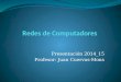 Presentación 2014_15 Profesor: Juan Cuervas-Mons