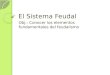 El Sistema Feudal Obj.: Conocer los elementos fundamentales del feudalismo