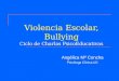Violencia Escolar, Bullying Ciclo de Charlas PsicoEducativas Angélica Mª Concha Psicóloga Clínica UC