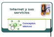 Conceptosbásicos Internet y sus servicios. Conceptos Básicos: Internet Internet es una red que enlaza centenares de miles de redes locales heterogéneas