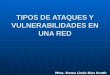 TIPOS DE ATAQUES Y VULNERABILIDADES EN UNA RED Mtra. Emma Linda Diez Knoth