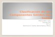 Clasificación de los Componentes Sólidos del Suelo María Soto Lara Equipo #4 237 A Química II, Carlos Goroztieta y Mora