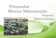 Preescolar Mexica Nehuayotzin Proyecto Huerto Escolar Turno Matutino