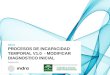 PROCESOS DE INCAPACIDAD TEMPORAL V1.0 - MODIFICAR DIAGNOSTICO INICIAL DIRAYA Diciembre 2014