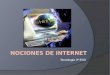 Tecnología 3º ESO.  INTERNET ES UNA RED MUNDIAL DE ORDENADORES INTERCONECTADOS (MEDIANTE REDES DE CABLE Y REDES INALÁMBRICAS)  La denominación INTERNET