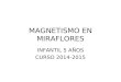 MAGNETISMO EN MIRAFLORES INFANTIL 5 AÑOS CURSO 2014-2015