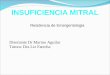 INSUFICIENCIA MITRAL Residencia de Emergentologia Disertante Dr Marino Aguilar Tutora: Dra Liz Fatecha