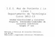 I.E.S. Mar de Poniente ( La Línea ) Departamento de Tecnología Curso 2012-13 Unidad Electricidad y circuitos: Proyecto Entrenador/simulador de circuitos