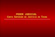 PODER JUDICIAL C ORTE S UPERIOR DE J USTICIA DE T ACNA