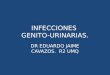 INFECCIONES GENITO-URINARIAS. DR EDUARDO JAIME CAVAZOS. R2 UMQ