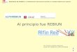 Seminario de Análisis “La Alfabetización Informacional (ALFIN) en el ámbito bibliotecario español” Al principio fue REBIUN Por Antonio Calderón Rehecho