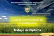 Estelí, octubre del 2014 Unidad I. El Protocolo de Investigación Facultad de Ciencias Agropecuaria Carrera de Ingeniería Agropecuaria