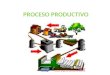 PROCESO PRODUCTIVO. El proceso productivo está conformado, por todas las operaciones que se realizan para transformar la materia prima en el producto