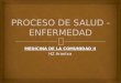MEDICINA DE LA COMUNIDAD II HZ Arantxa.  CONCEPCIÓN DE SALUD DAVID ORTEGA MADRID