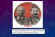 LA REVOLUCIÓN RUSA. LA URSS DE LENIN (1917-1923) Y STALIN (1923-1953)