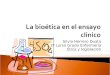 Silvia Herrero Duato 2º curso Grado Enfermería Ética y legislación