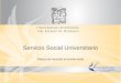 Servicio Social Universitario Pláticas de inducción al servicio social